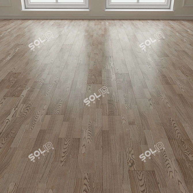 Premium Ash Quartz Parquet 3D model image 3