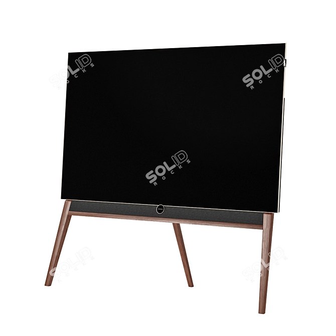 Loewe BILD 5.55: OLED TV & 4 Stand Colors 3D model image 2