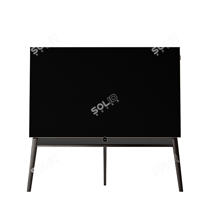 Loewe BILD 5.55: OLED TV & 4 Stand Colors 3D model image 3