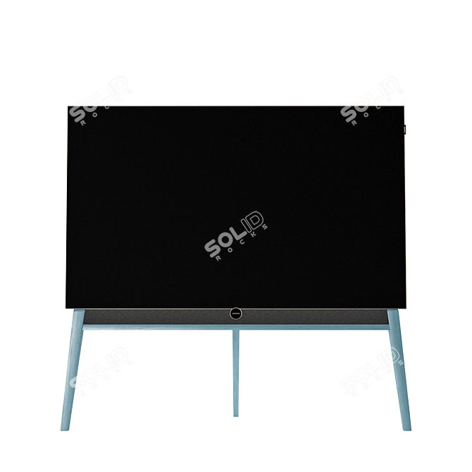 Loewe BILD 5.55: OLED TV & 4 Stand Colors 3D model image 4