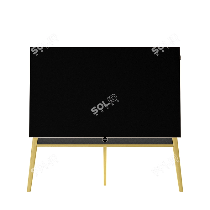 Loewe BILD 5.55: OLED TV & 4 Stand Colors 3D model image 5