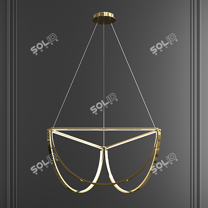 Sleek Solana Lighting Solution 3D model image 1