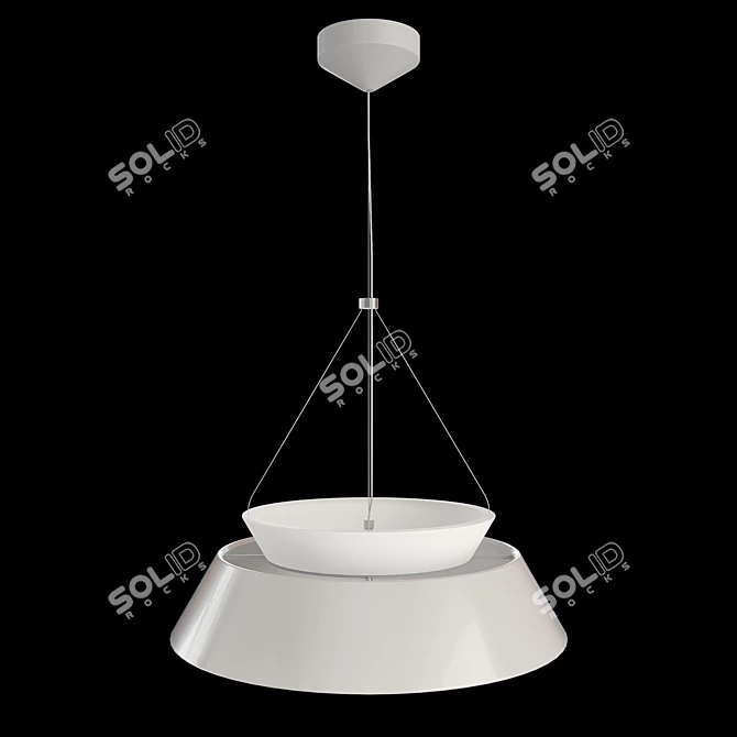 Enchanting Eden Pendant Lamp 3D model image 1