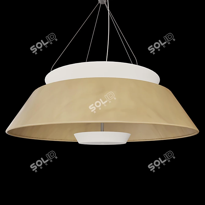 Enchanting Eden Pendant Lamp 3D model image 3