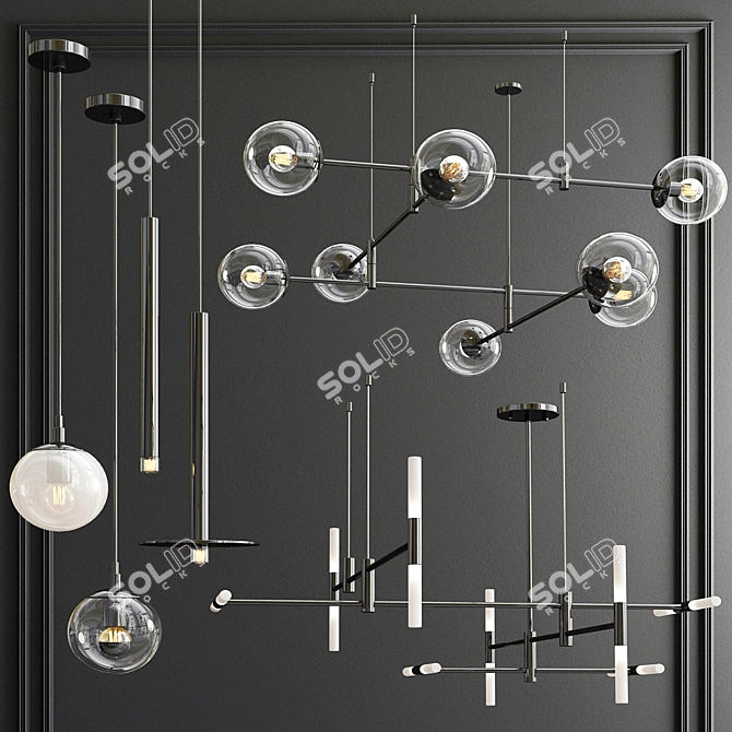 Modern Gap Chandelier: Elegant Lighting Solution
Minimalist Altona Chandelier: Sleek and Stylish Design
Contemporary Glass 3D model image 2