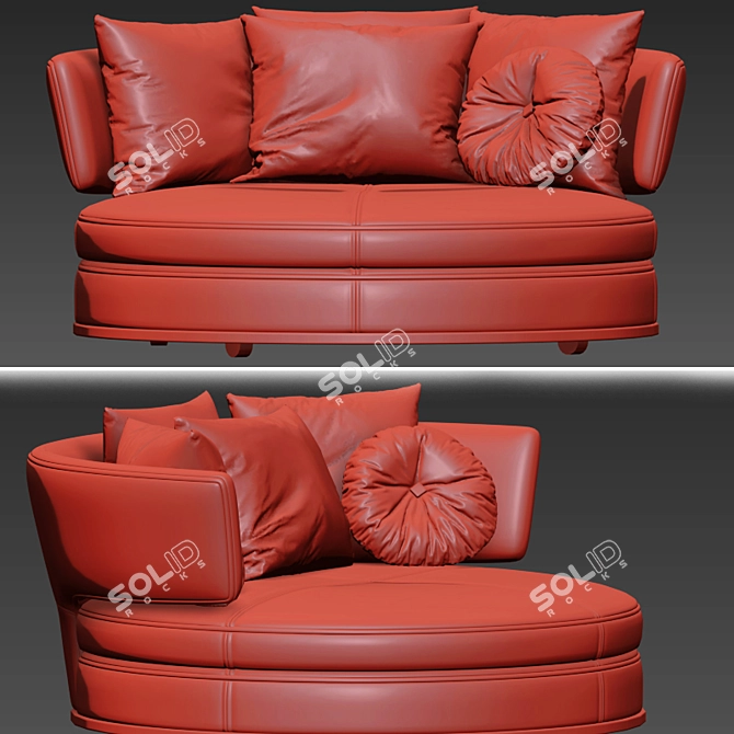 Luxury Comfort: B&B Italia Amoenus Soft Maxalto 3D model image 3
