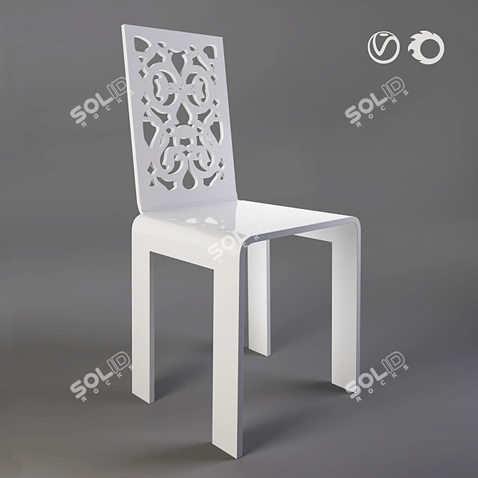 Acrila Grand Soir Chair 3D model image 3