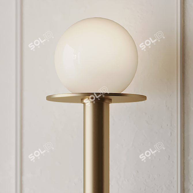 Modern Murale Nodes Wall Sconce 3D model image 2