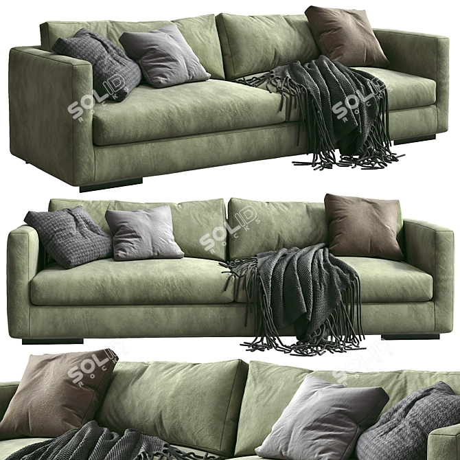 Flexform Magnum Sofa 3D model image 1