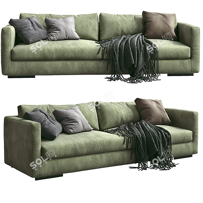 Flexform Magnum Sofa 3D model image 3