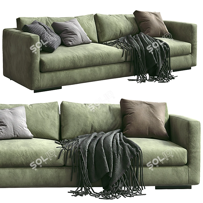 Flexform Magnum Sofa 3D model image 4