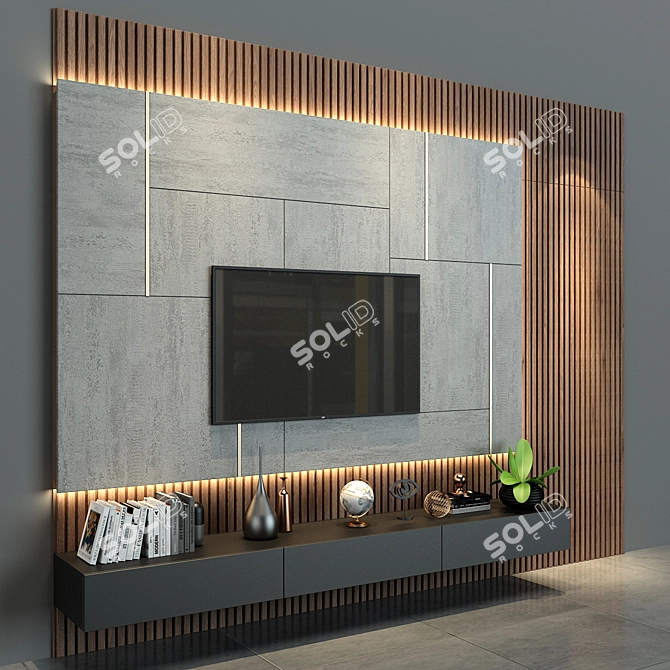 Modern | Cabinet | Furniture | 064 3D model image 2