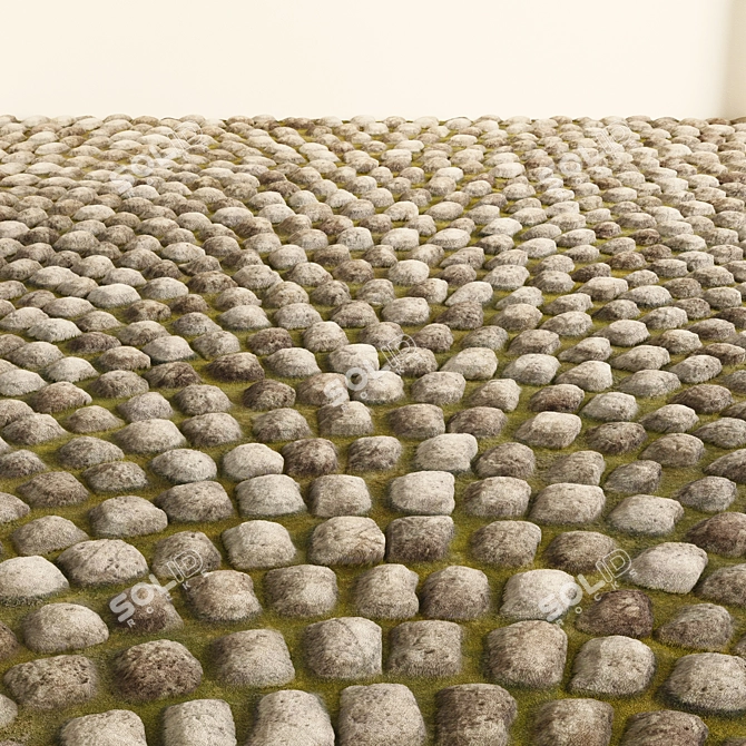 Rock PBR Ground & Wall Tiles 3D model image 4