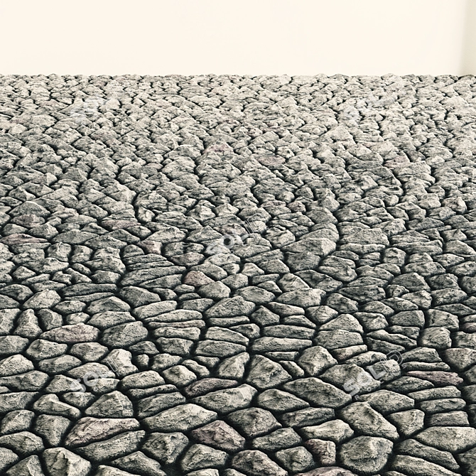 Rock PBR 4k Ground & Wall Tiles 3D model image 4