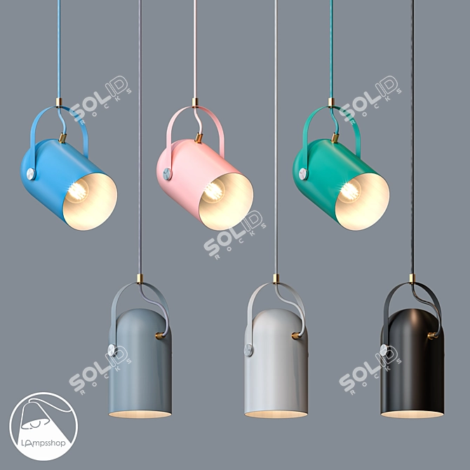 Chic Chandelier: L1087 Spotlight 3D model image 1