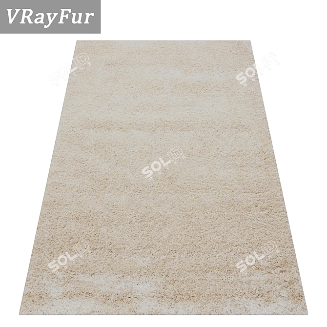 Luxury Carpet Set: High-Quality Textures for Close-up and Long-Distance Views 3D model image 2