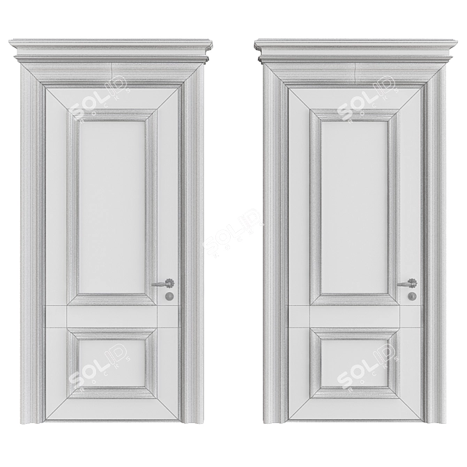 Modern Door Collection 3D model image 2