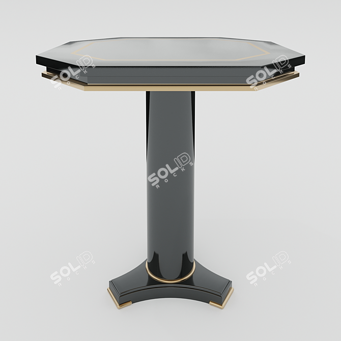 Soul Wood Coffee Table: Stylish & Functional 3D model image 1