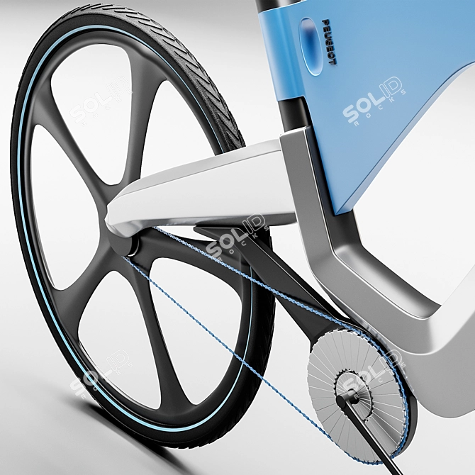 Peugeot Bike: High-Quality Model 3D model image 3