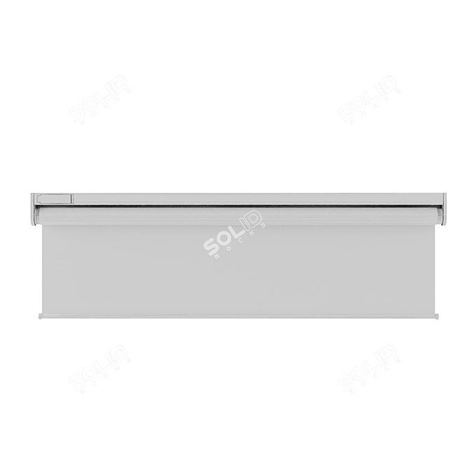 KADRILJ Roller Blind | Adjustable Length | 5 Width Options 3D model image 3