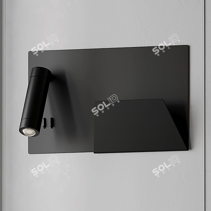 Elegant Murale Dorchester Luminaire 3D model image 1