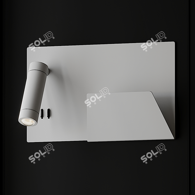 Elegant Murale Dorchester Luminaire 3D model image 2