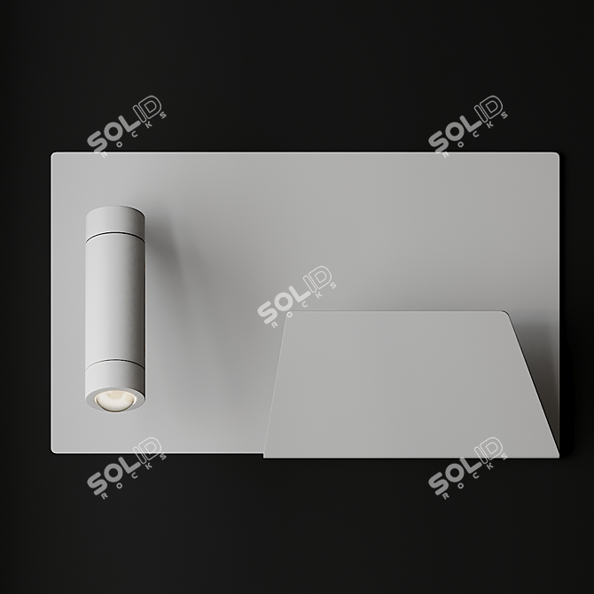 Elegant Murale Dorchester Luminaire 3D model image 4