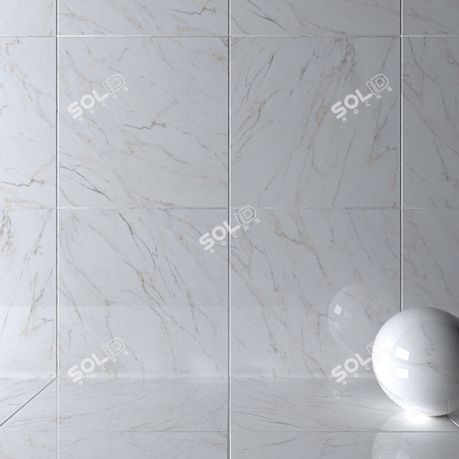 GIOIA GOLD Wall Tiles Set 3D model image 2