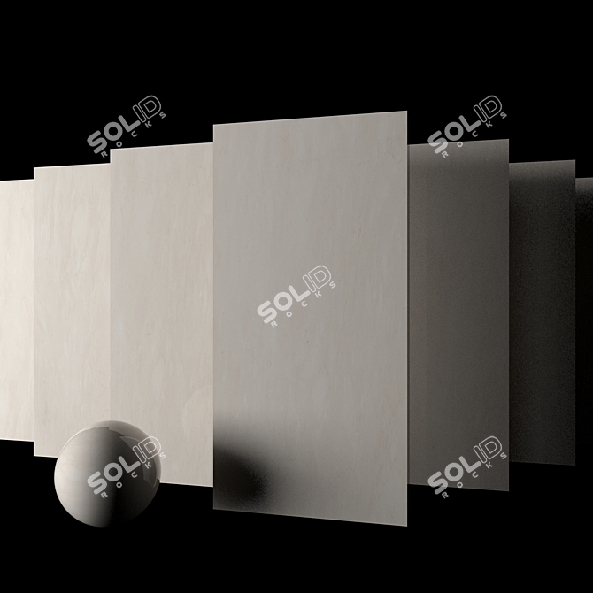 Museum Sunshine Marble Tiles 3D model image 2