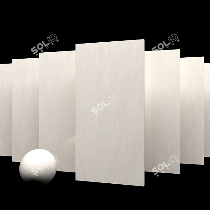 Museum Sunshine Marble Tiles 3D model image 4