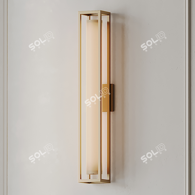 Elegant Lochwood Wall Sconce 3D model image 1