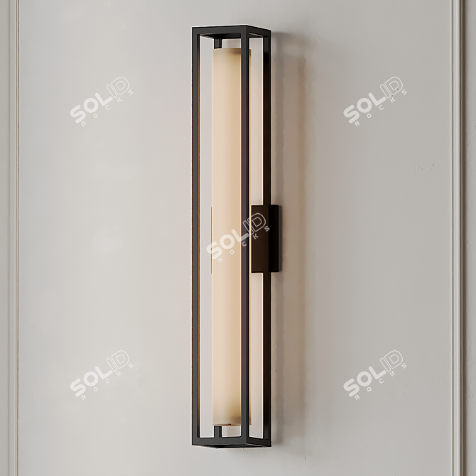 Elegant Lochwood Wall Sconce 3D model image 2