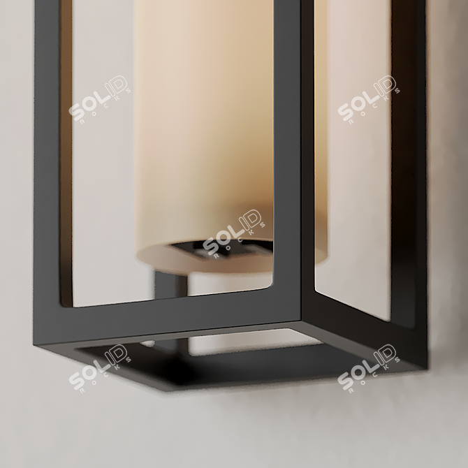 Elegant Lochwood Wall Sconce 3D model image 3