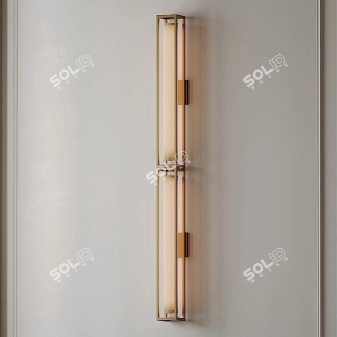 Elegant Lochwood Wall Sconce 3D model image 5