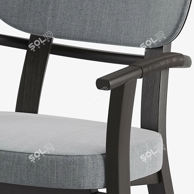 Elegant Porada Evelin Chair 3D model image 4