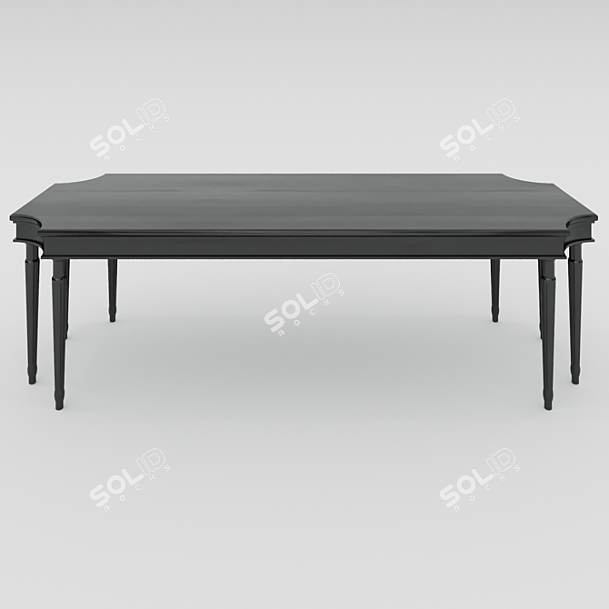 Soul Wood Dining Table 3D model image 1
