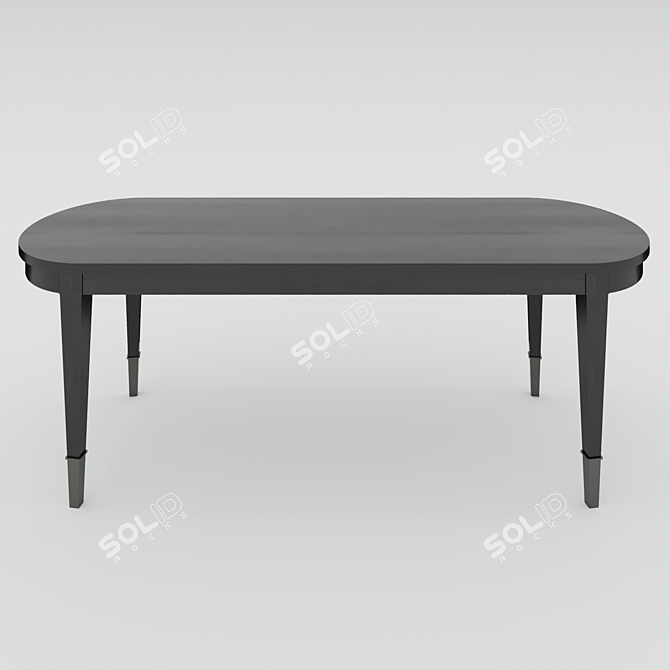 Soul Wood Dining Table SO-004 3D model image 1