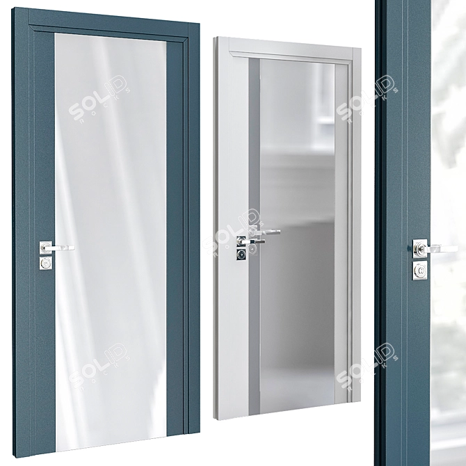 Modern Elegance: Interior Doors 3D model image 1