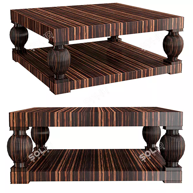 Elegant European-inspired Furniture Collection 3D model image 1