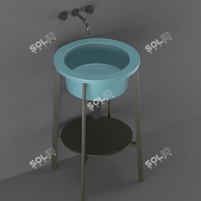 Round Cielo - Elegant Catino 3D model image 2