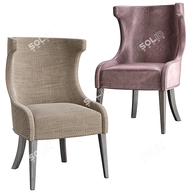 Elegant Elson Chair 3D model image 1