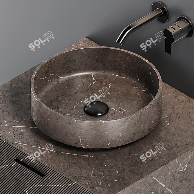 Modern Minimalist Inbani Grate 3D model image 3