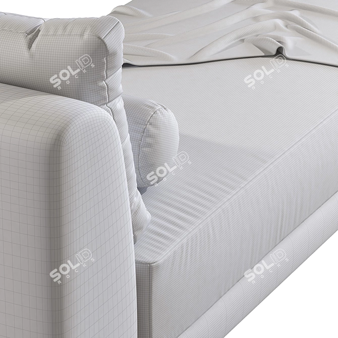 NELSON Day Bed: Dema's Fabric Comfort 3D model image 4