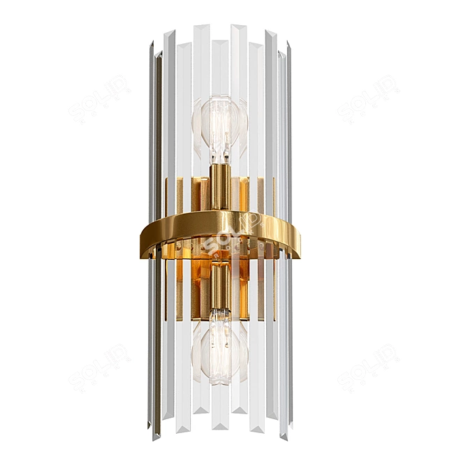 ZISIZ Crystal Wall Lamp 3D model image 1