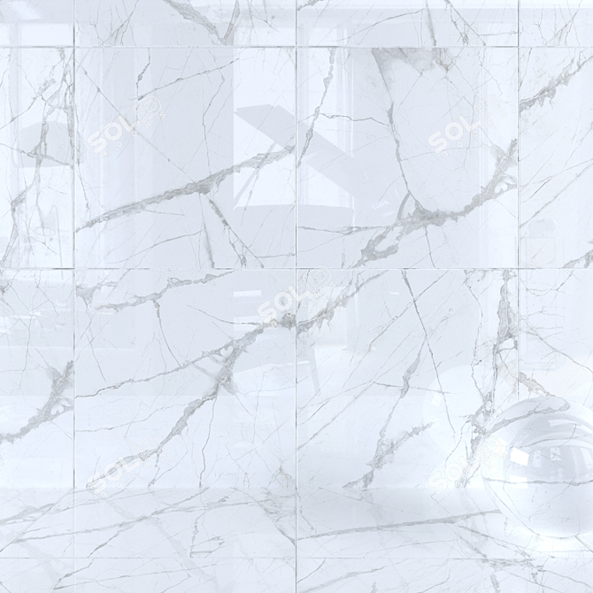 MUSEUM GLACIER - White Wall Tiles 3D model image 1