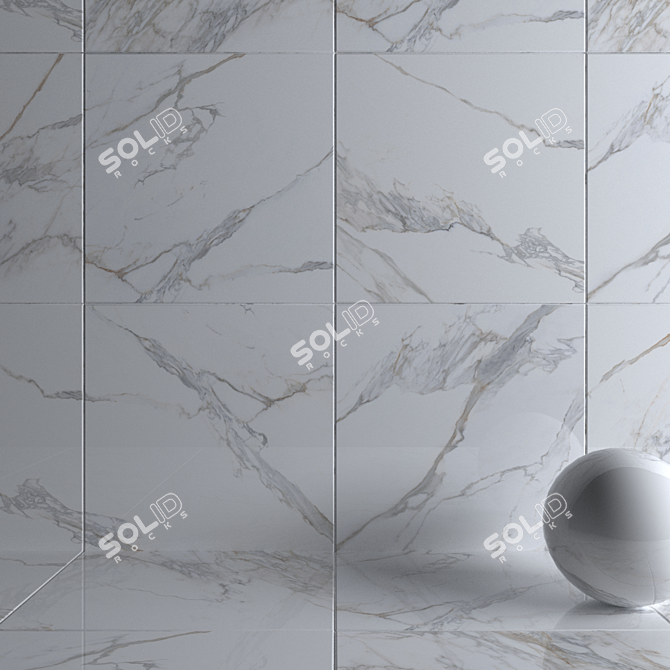 Museum Kritios White Wall Tiles 3D model image 3