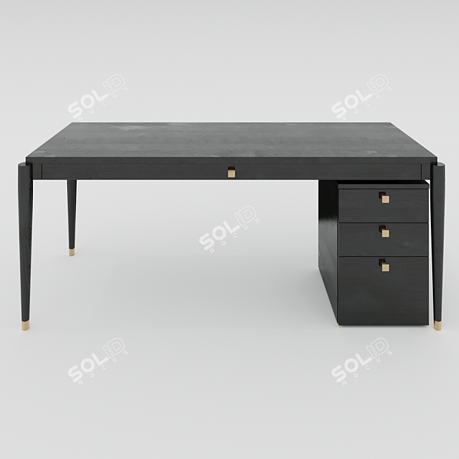 Soul Wood SP-003 Working Table 3D model image 1