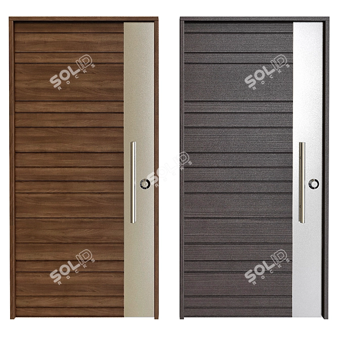 Modern Elegance: Interior Doors 3D model image 1