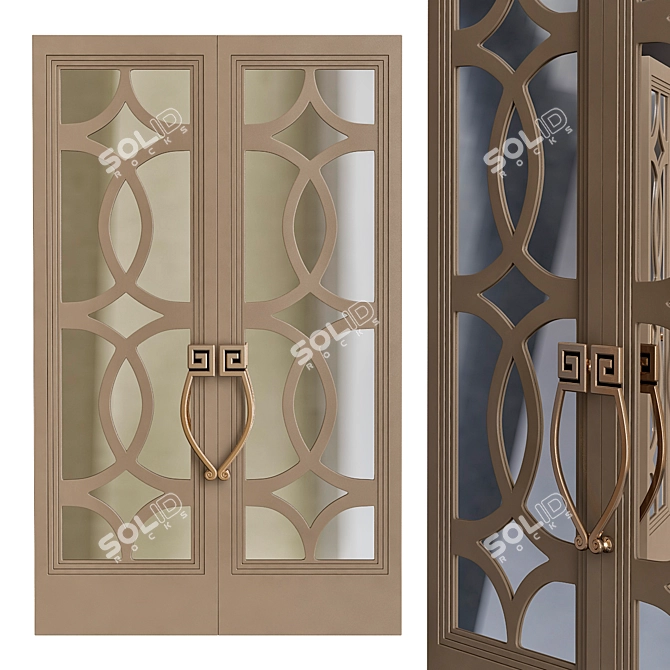 Modern Elegance: Interior Doors 3D model image 1