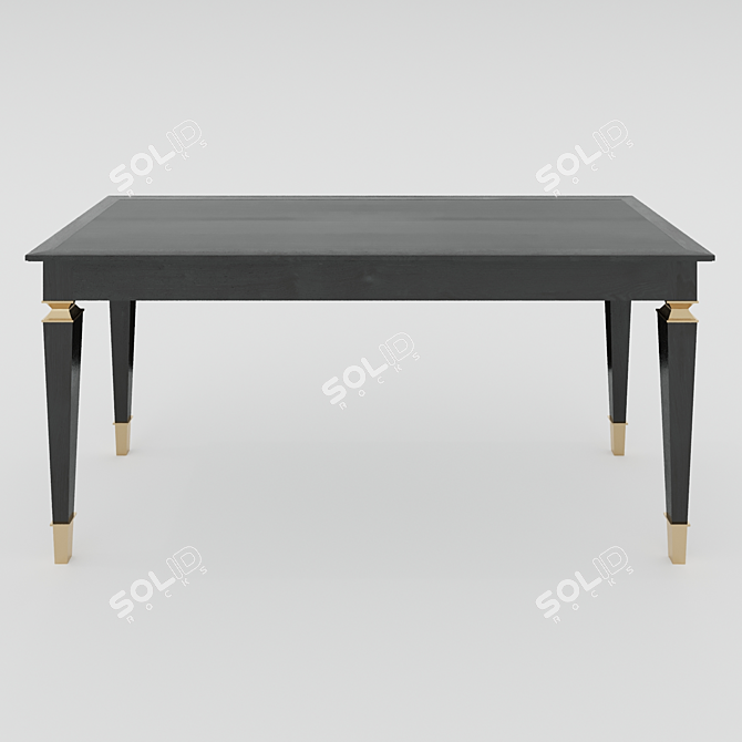 Soul Wood SP-007: The Ultimate Working Table 3D model image 1